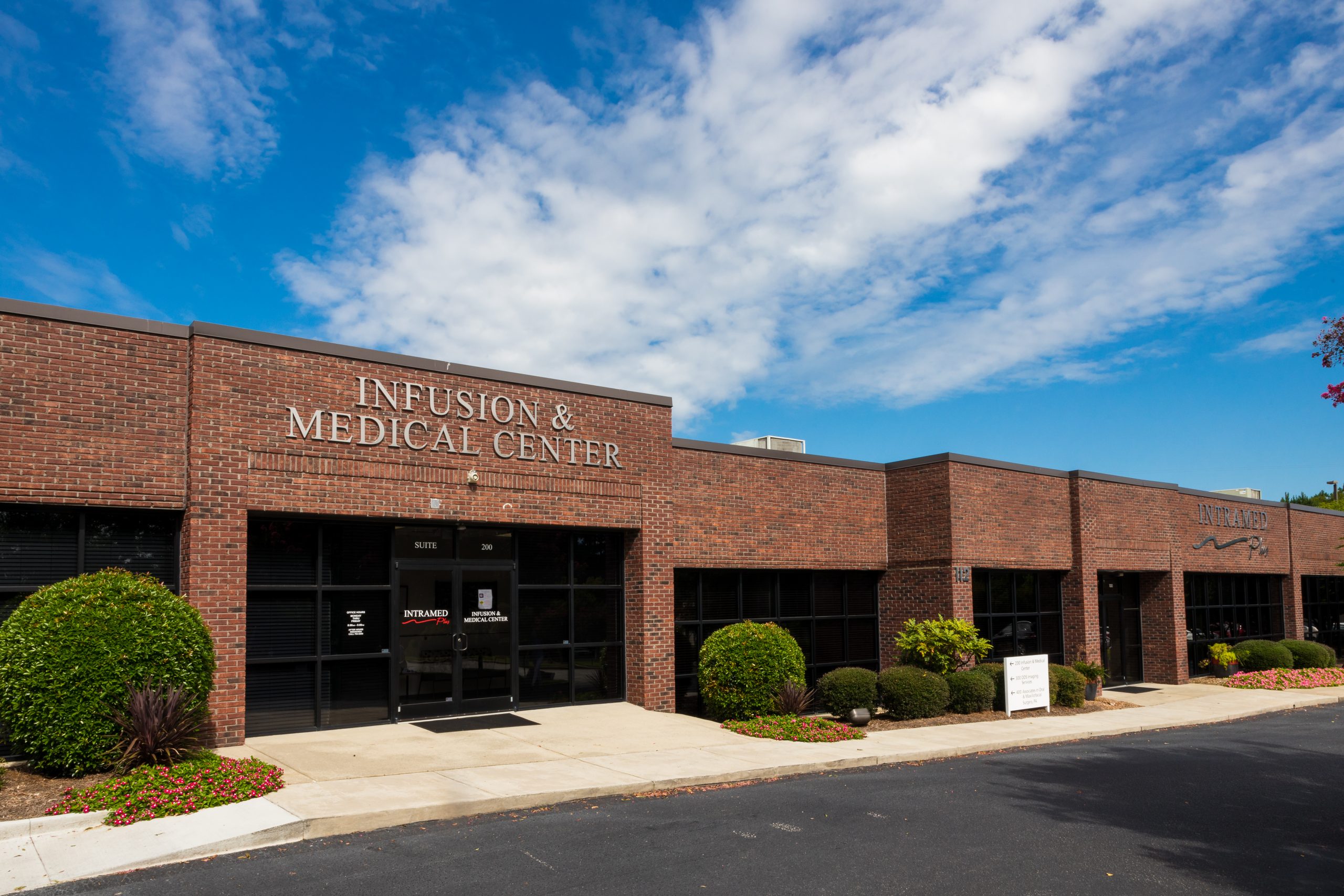 Infusion Center exterior building in Columbia, SC