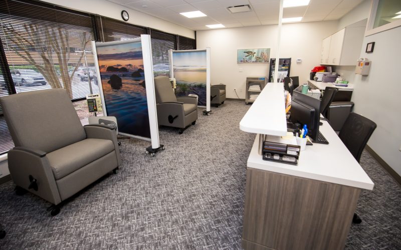 Interior of Intramed Plus Infusion Center in Charleston, SC