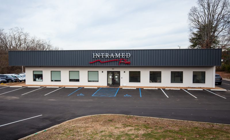 Exterior of Intramed Plus Infusion Pharmacy and Infusion Center in Greenville. SC